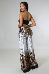 Safari Pant Set- Brown Multi