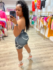 Marci Halter Mini Dress- Black