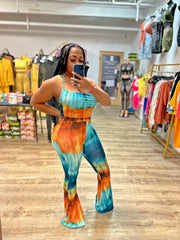 True Story Tie Dye Pant Set- Multi
