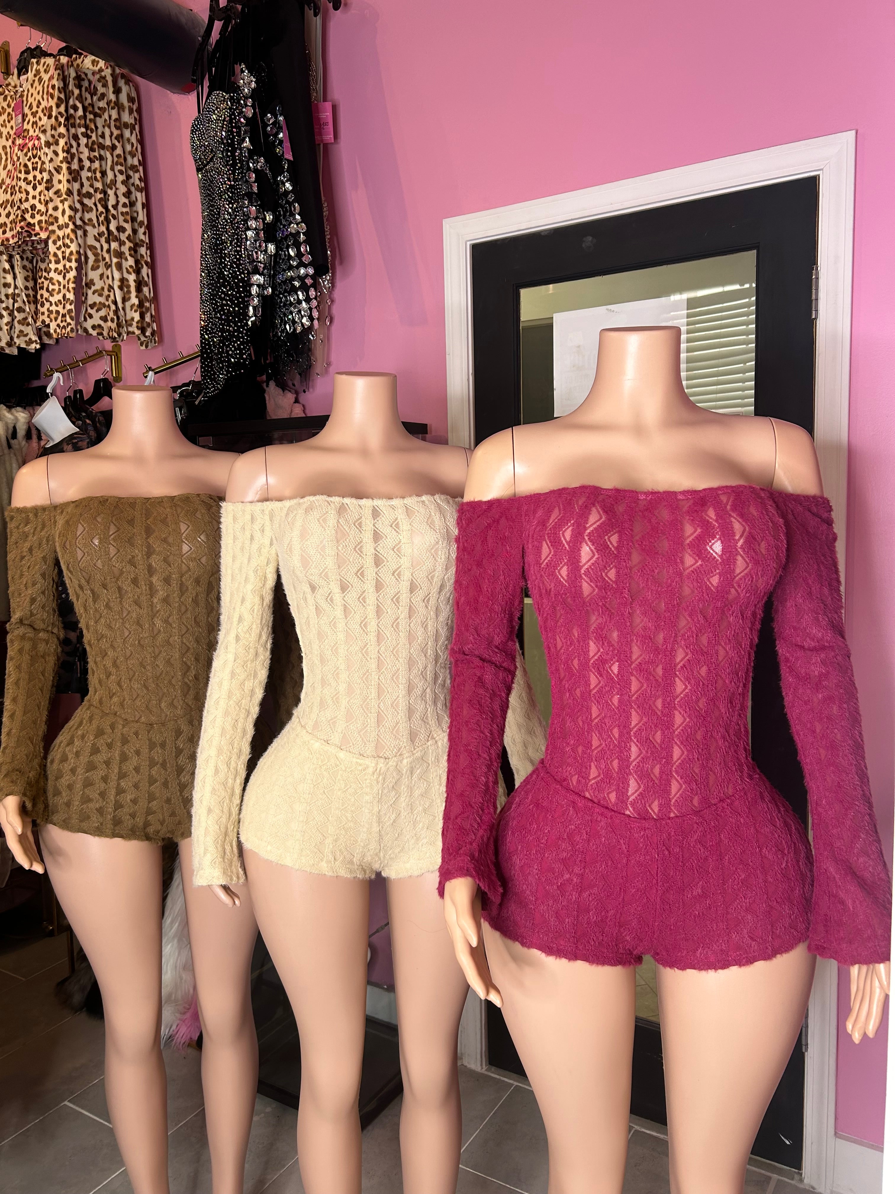 Fuzzy Feelings Romper- Various Colors