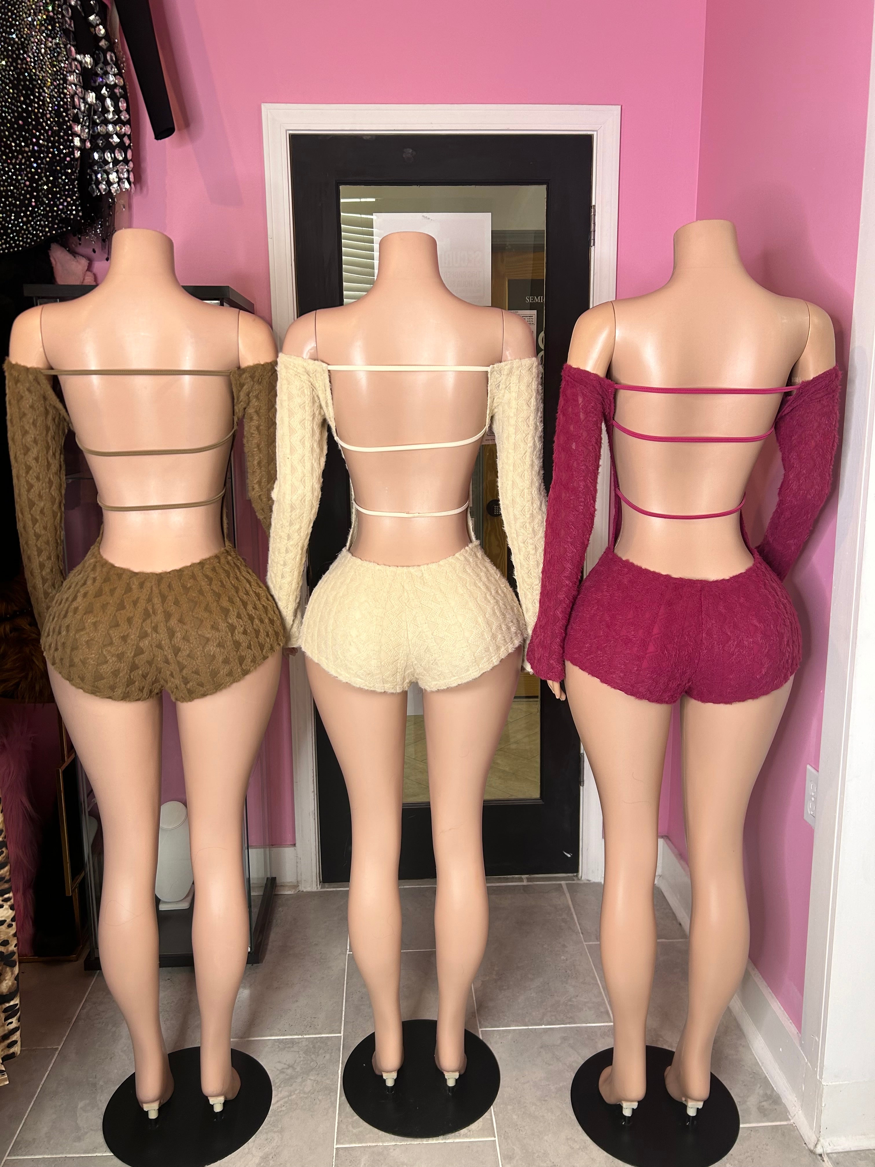 Fuzzy Feelings Romper- Various Colors