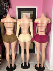 Fuzzy Feelings Romper- Various Colors