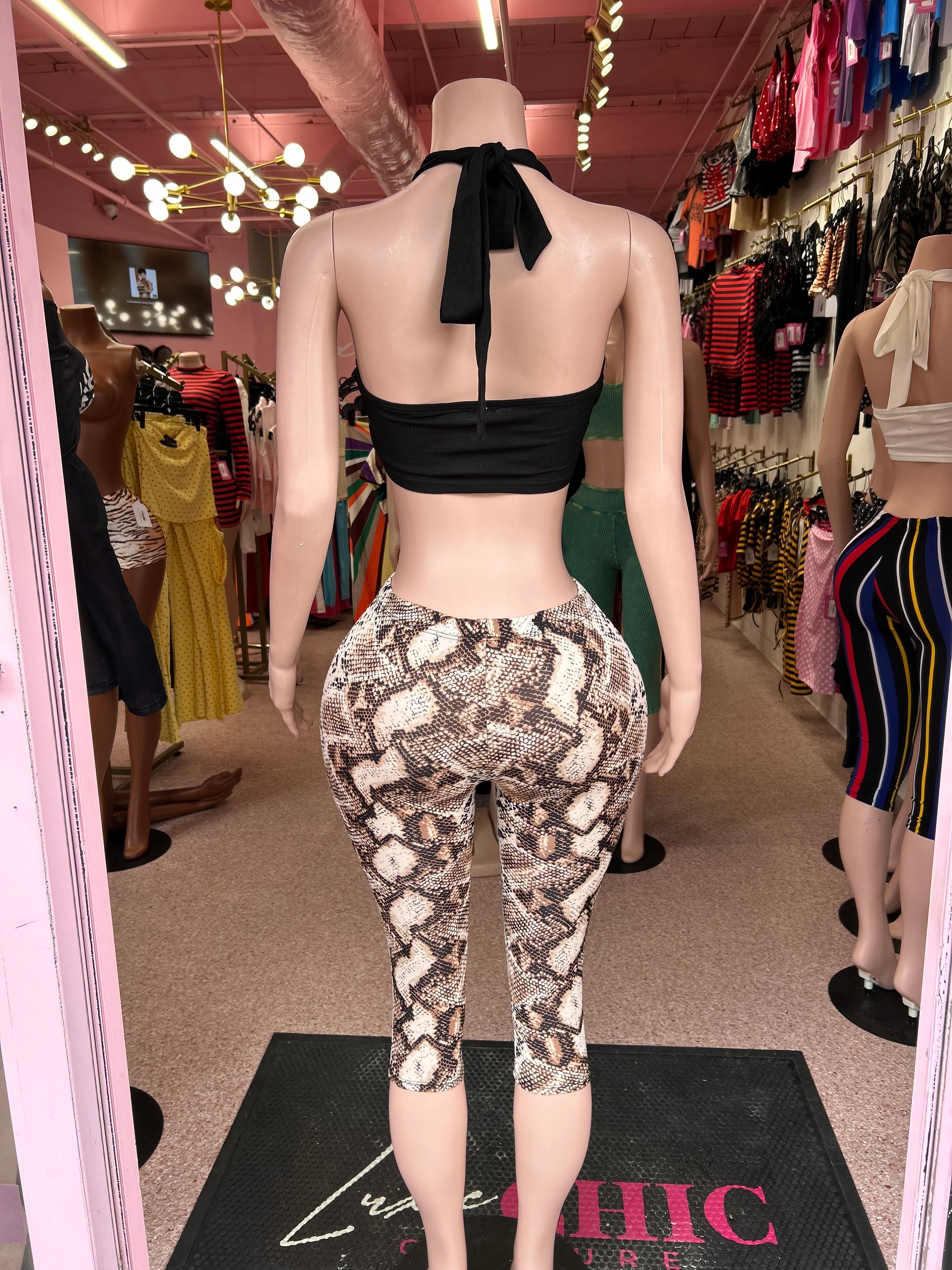 Twisted Attraction Keyhole Halter Top