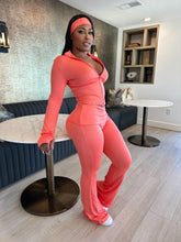 In Transit Set w/ Headband- Coral