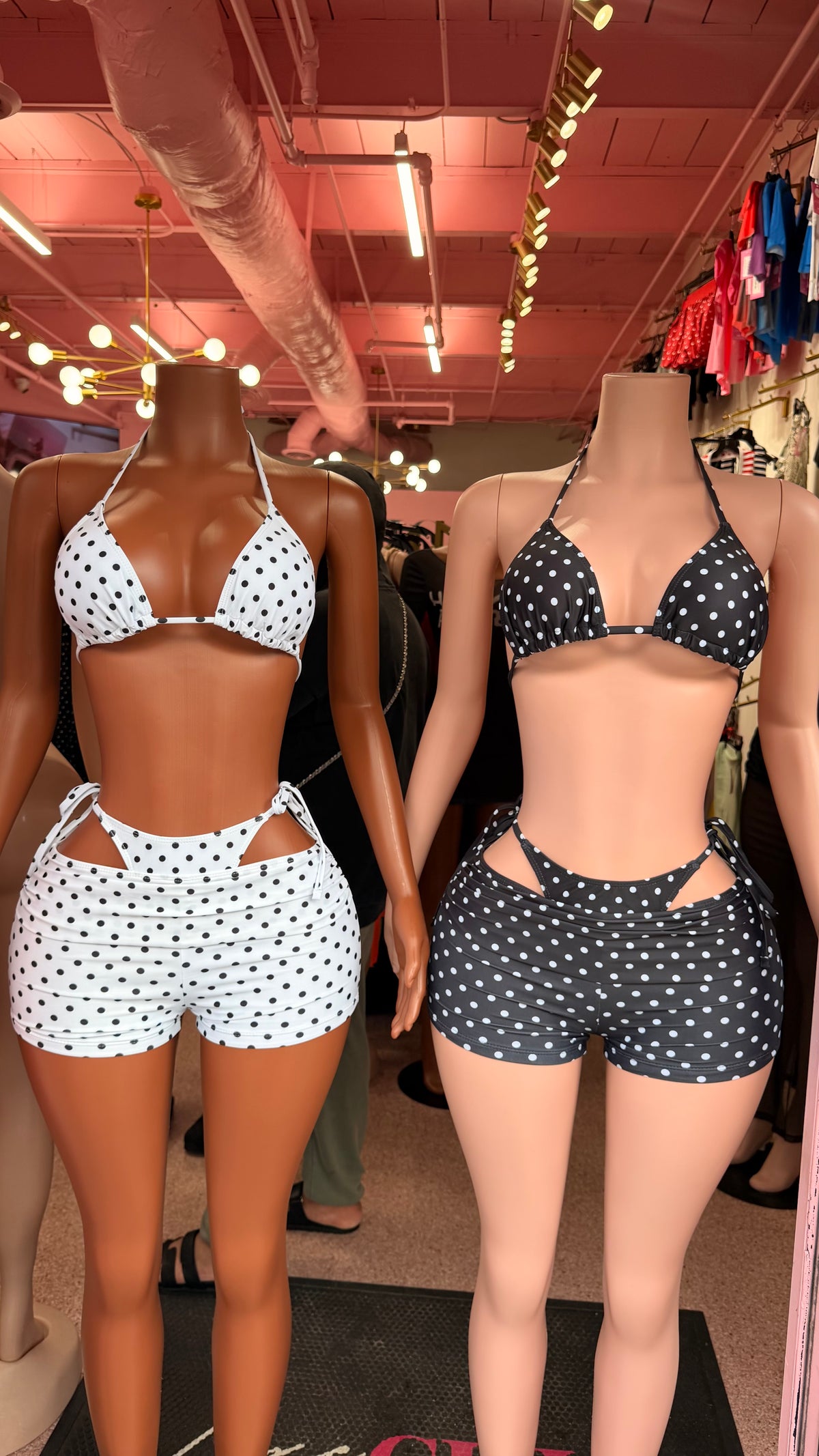 Connect The Dots 3 Piece Bikini & Short Set