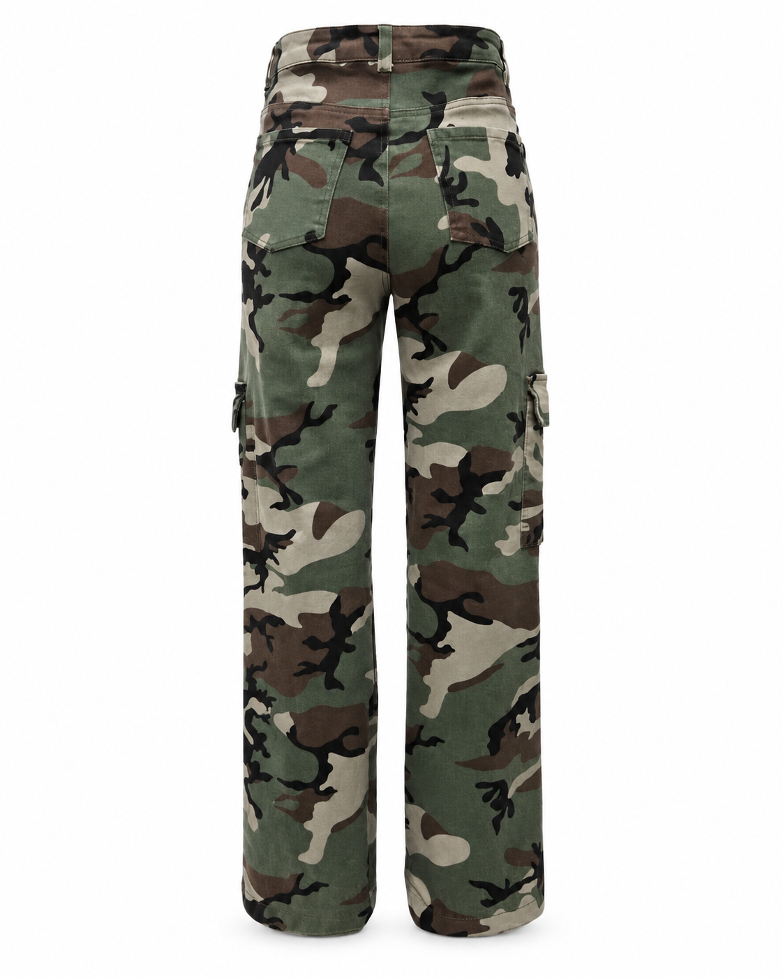 Boot Camp Baddie Cargo Pants- Camo Patch