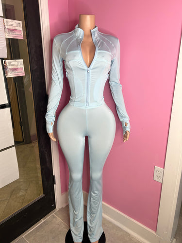 Comfort Zone LuLu Tracksuit Sets- Lt Blue