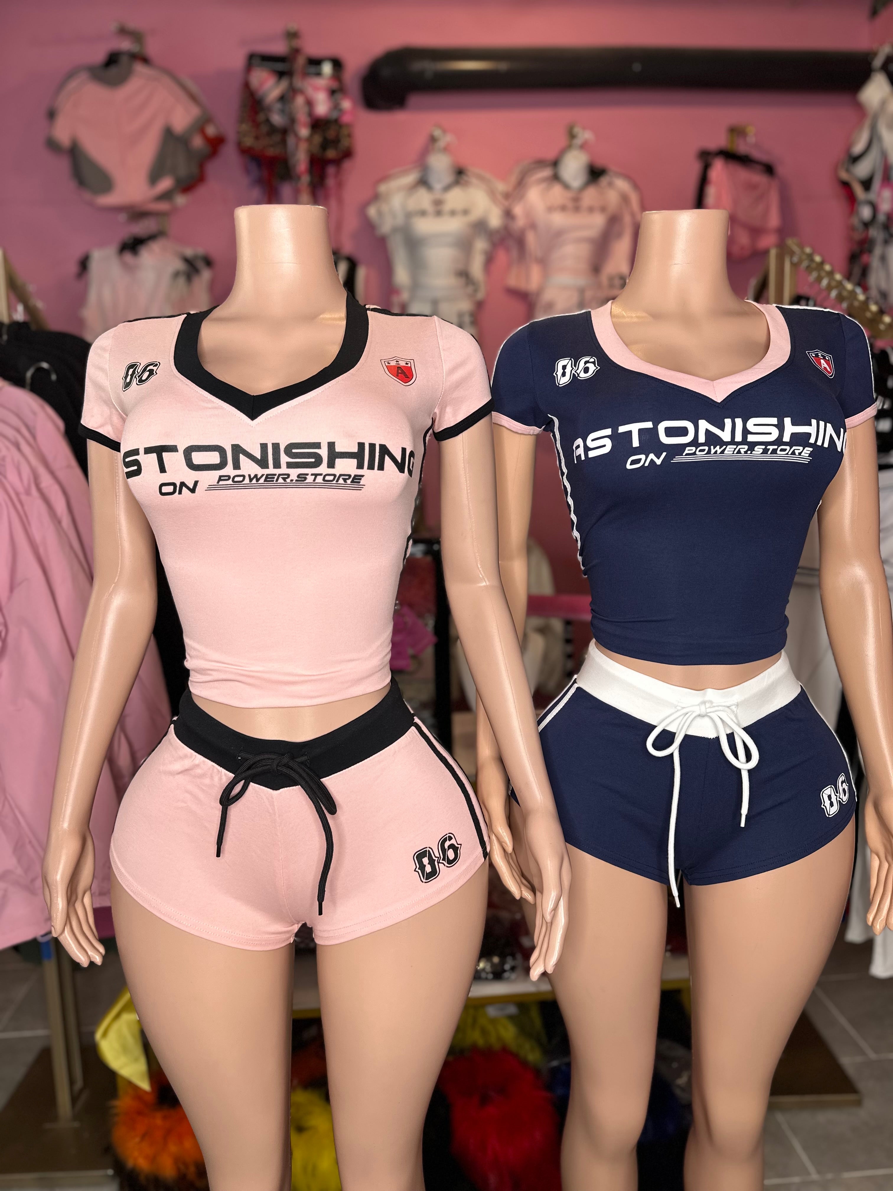 Astonishing Short Sleeve Short Set- Various Colors