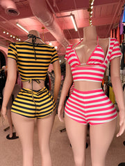 Candy Stripe Cutie Set – 3-Piece Short Set