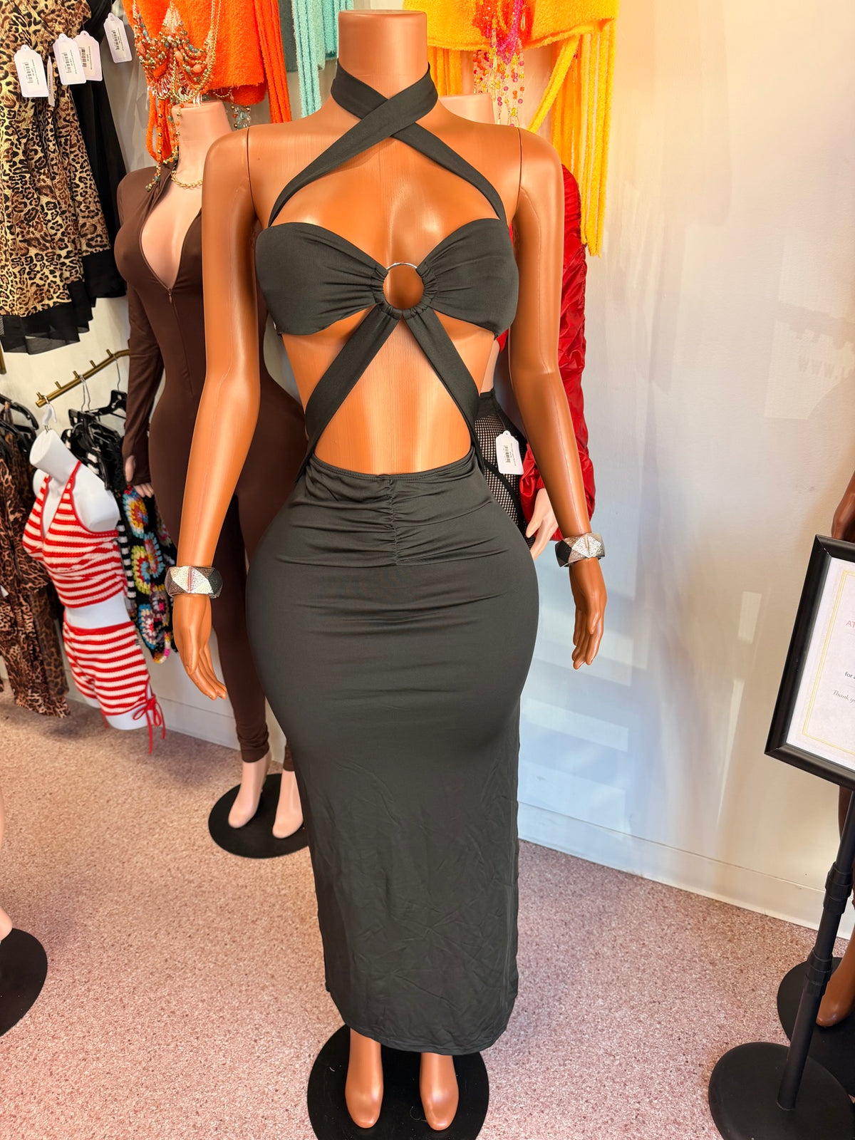 Too Damn Fine Maxi Dress – Black