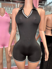 Wayda Wayda Halter Bodysuit- Various Colors