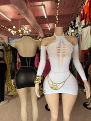 After Dark Illusion Mesh Dress