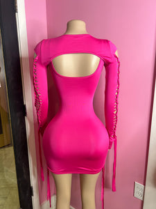 Make It Mine Dress- Pink