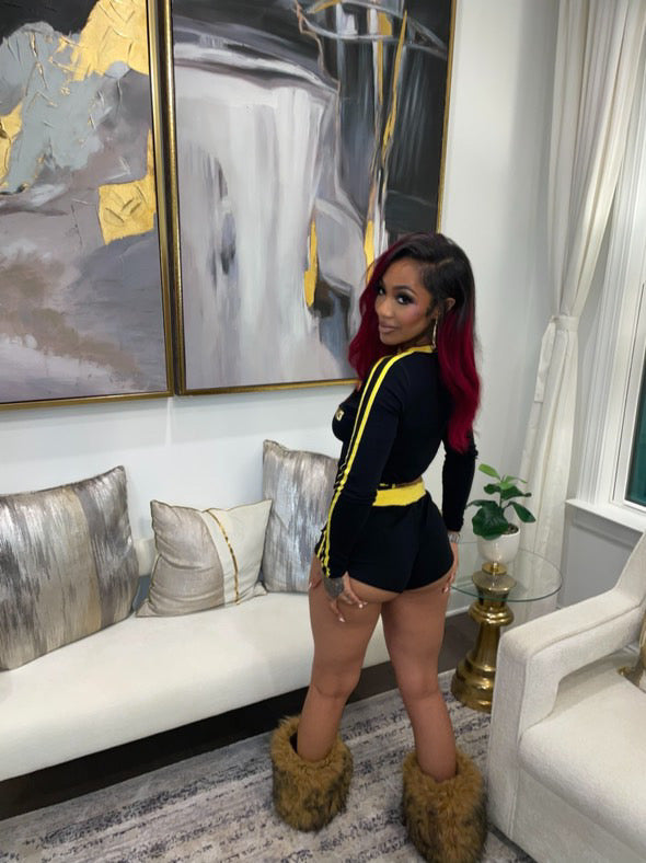 Astonishing Long Sleeve Short Set- Various Colors