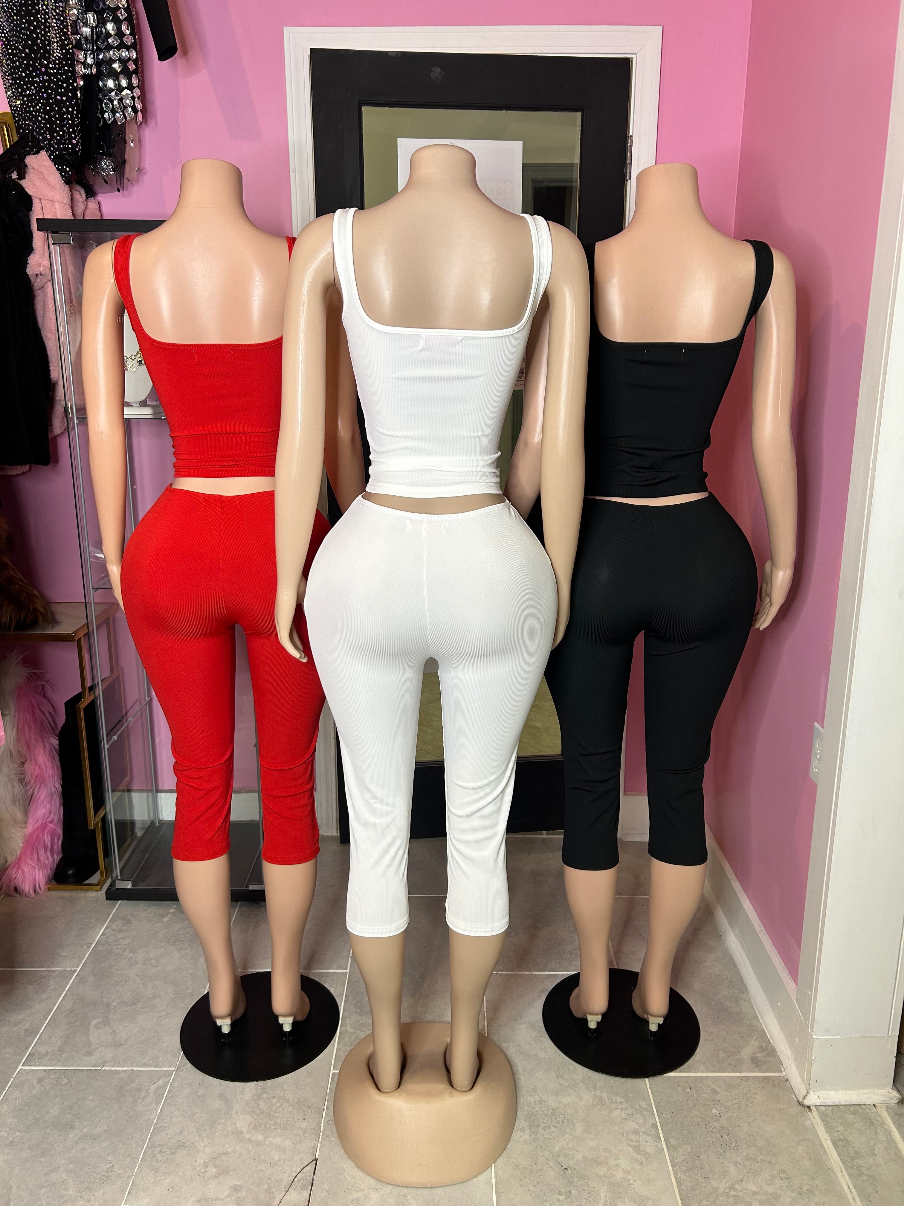 Refined Relaxation Capri Set- Various Colors