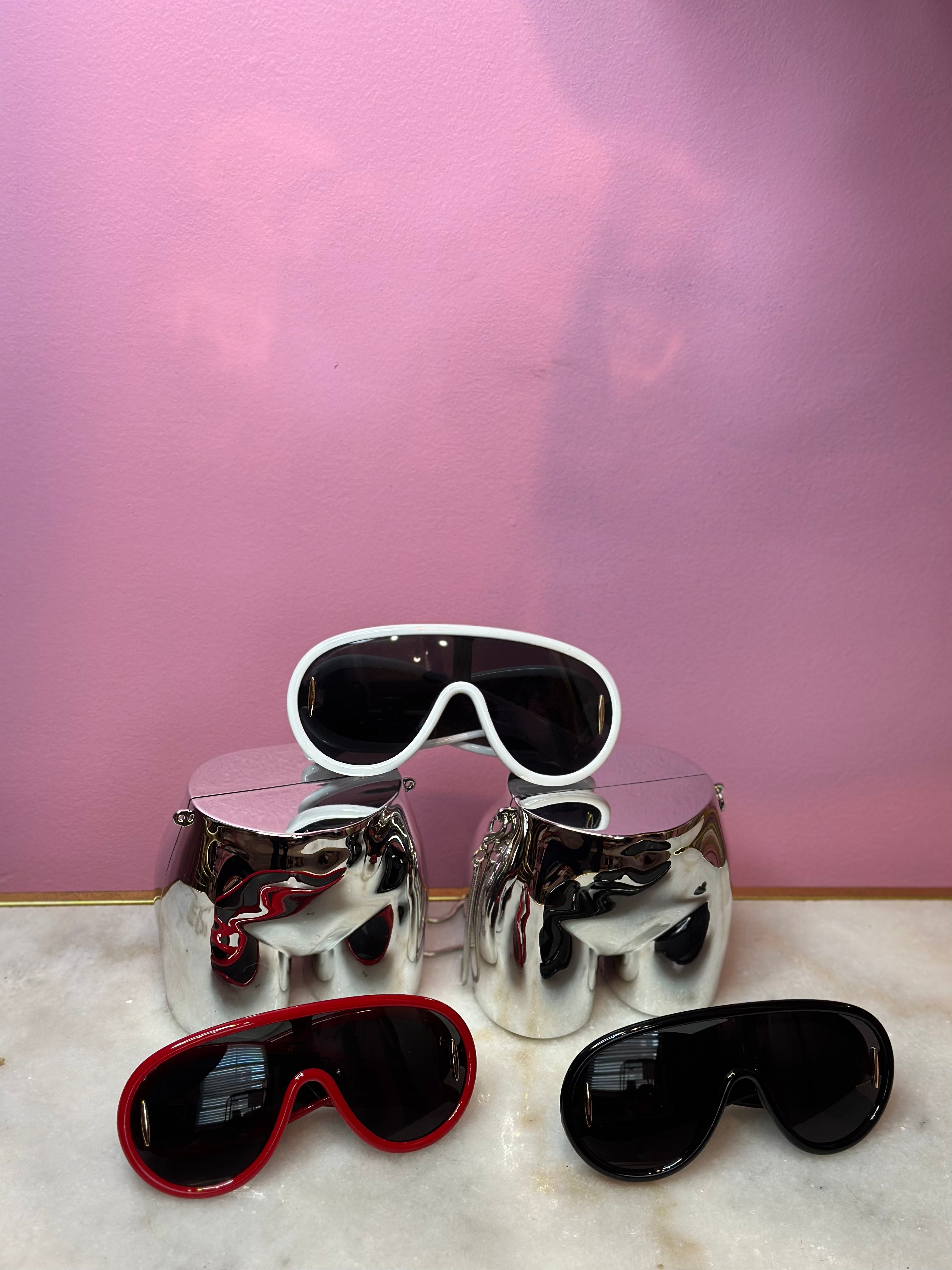 Half Body Metallic Bag- Silver