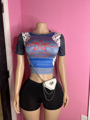 Da Marine Short Set- Black