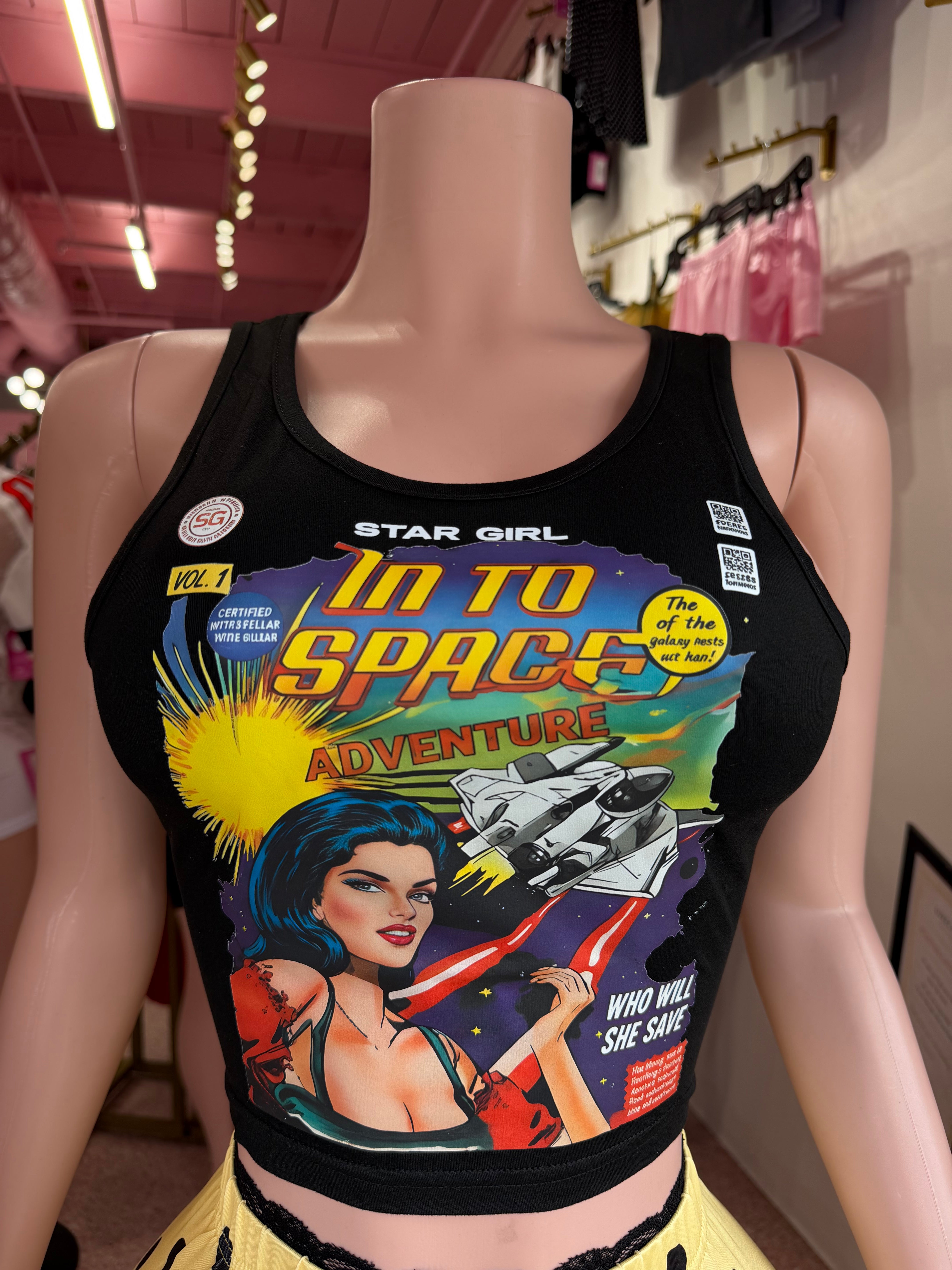 Into Space Graphic Tank Top