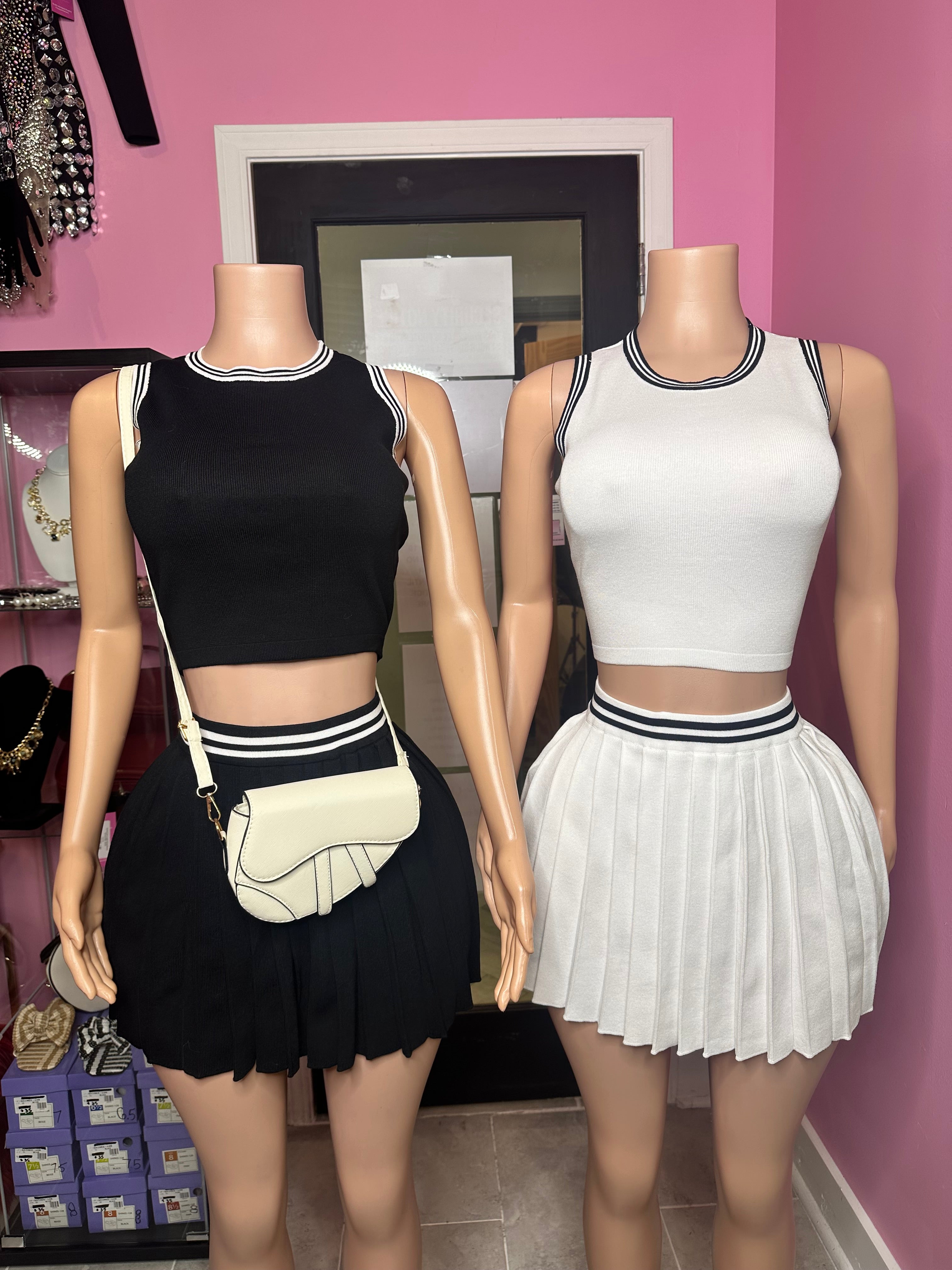 Tennis Court Ready Skirt Set- Various Colors