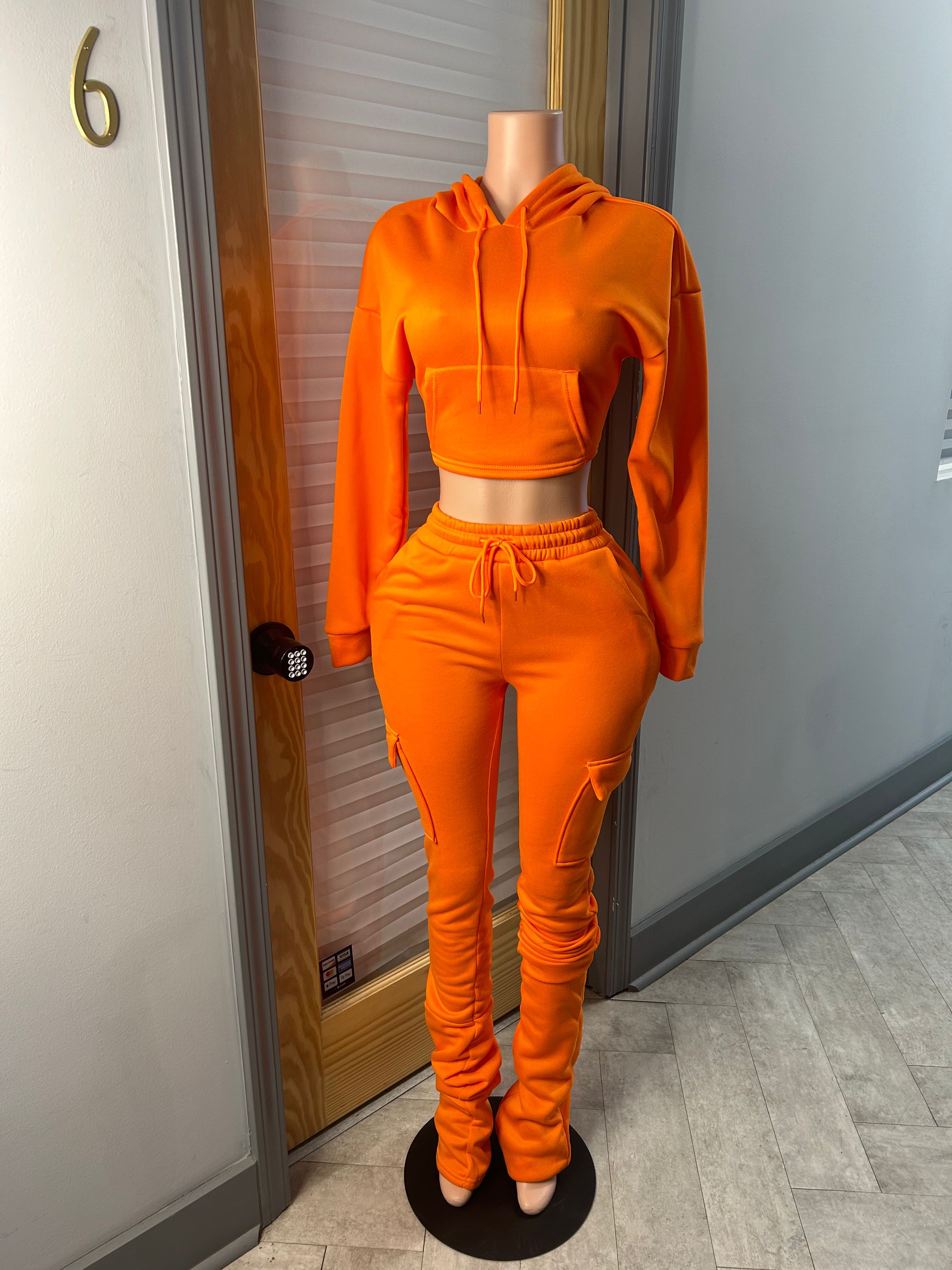 Stacked Jogger Sweatsuit Set- Various Colors