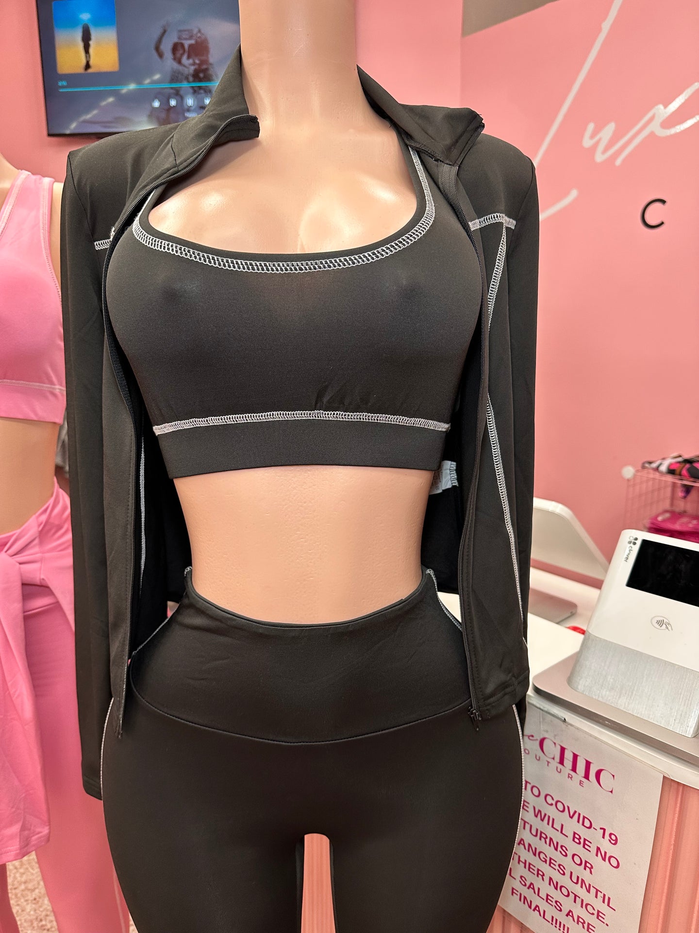 Come And Go 3 Piece Legging Set- Various Colors