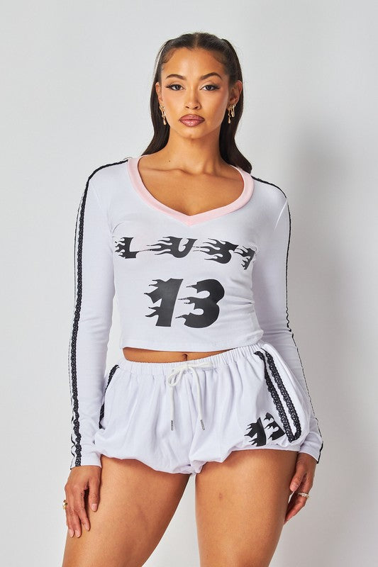 Lust 13 Bubble Shorts Set- Various Colors
