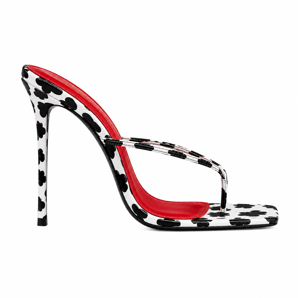 Moo La La Heel- Cow Print
