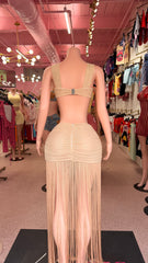 Champagne Showstopper Skirt Set – Gold