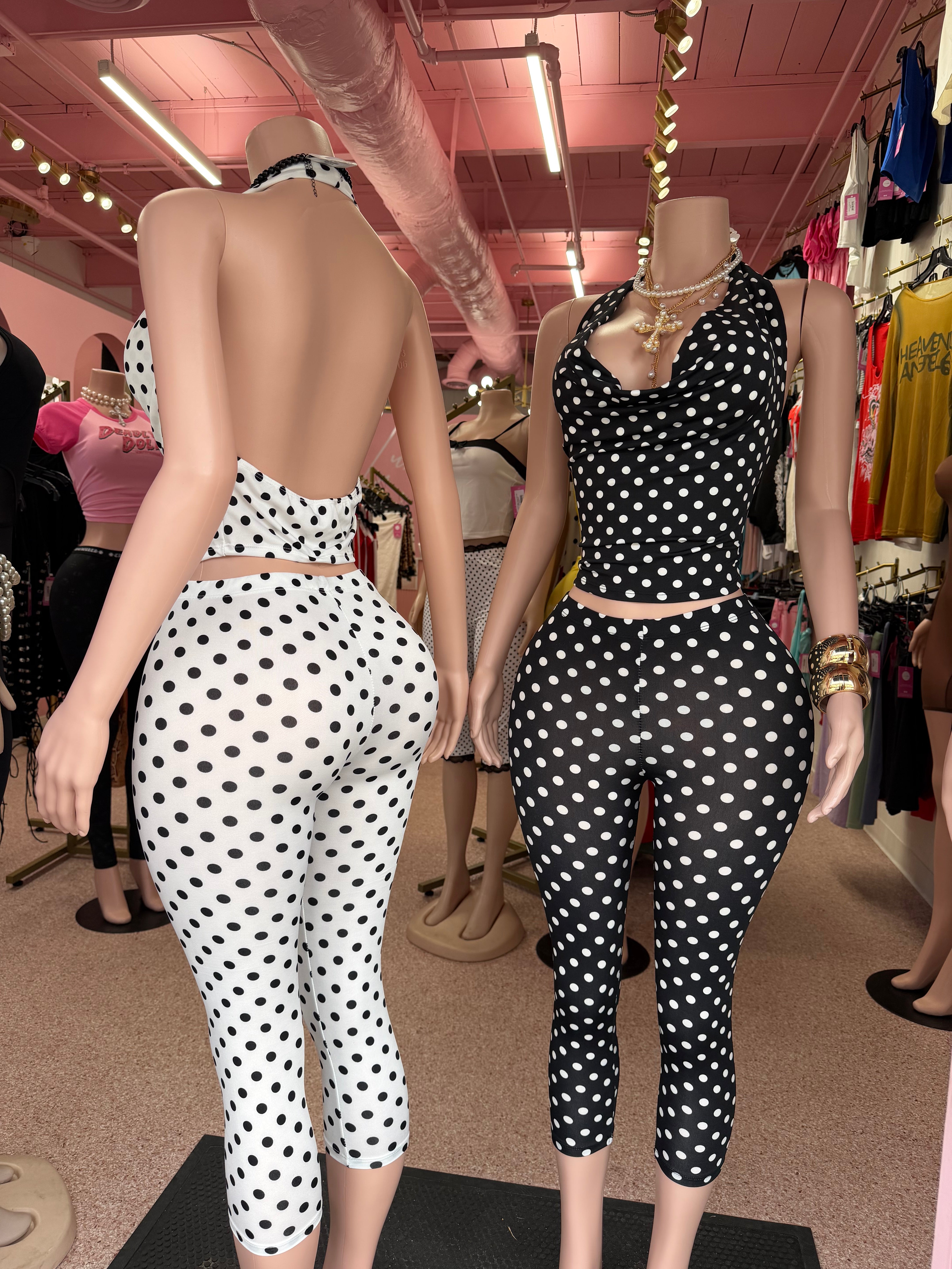 Monroe Polka Capri Set