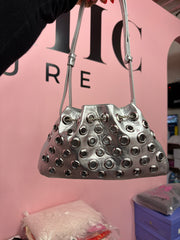 Grommet Bag-Silver