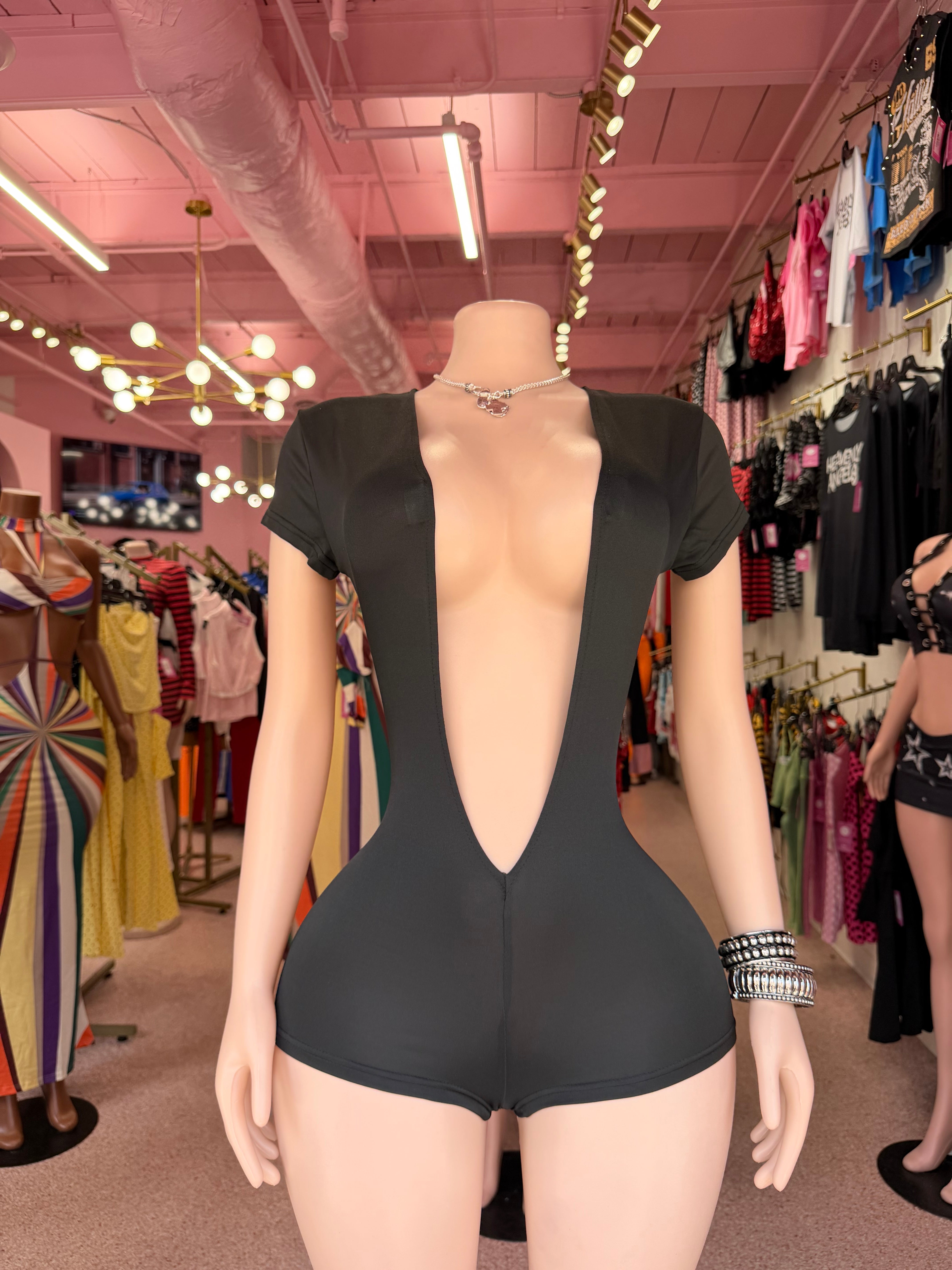 Can’t Handle Me Romper – Black