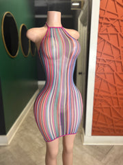 Scream My Name Dress- Multi