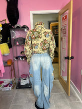 Sunday Affair Floral Jacket & Denim Pant Set