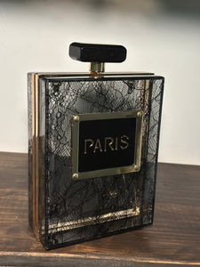 Paris Clutch Bag- Black