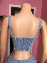 Denim Crop Top