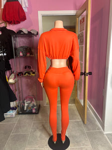 Everything Legging Set- Orange