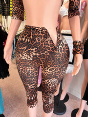 Wild Side Behavior Capri Set 🐆🔥
