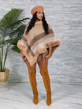 Sophisticated Shadow Poncho- Various Colors