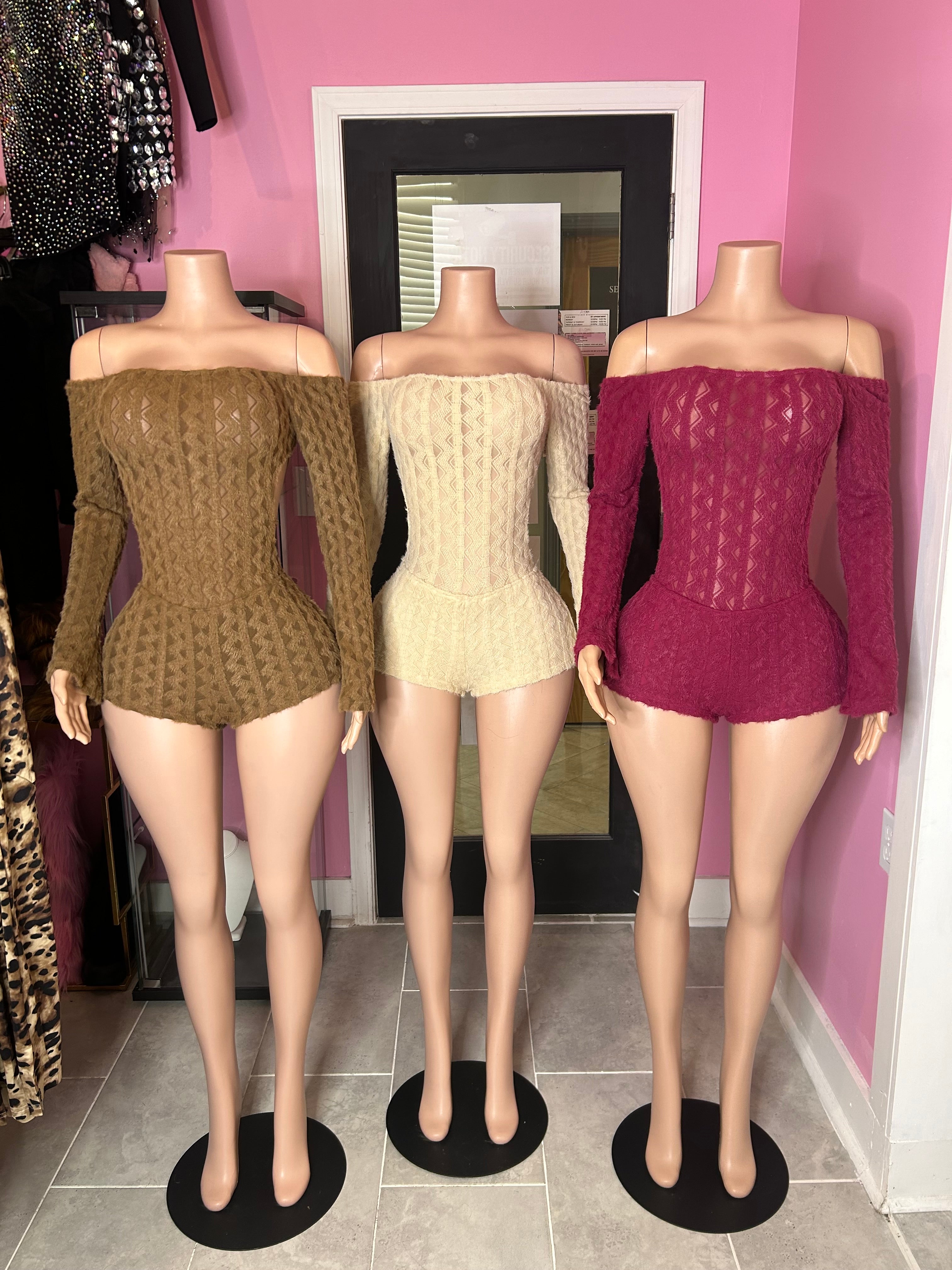 Fuzzy Feelings Romper- Various Colors