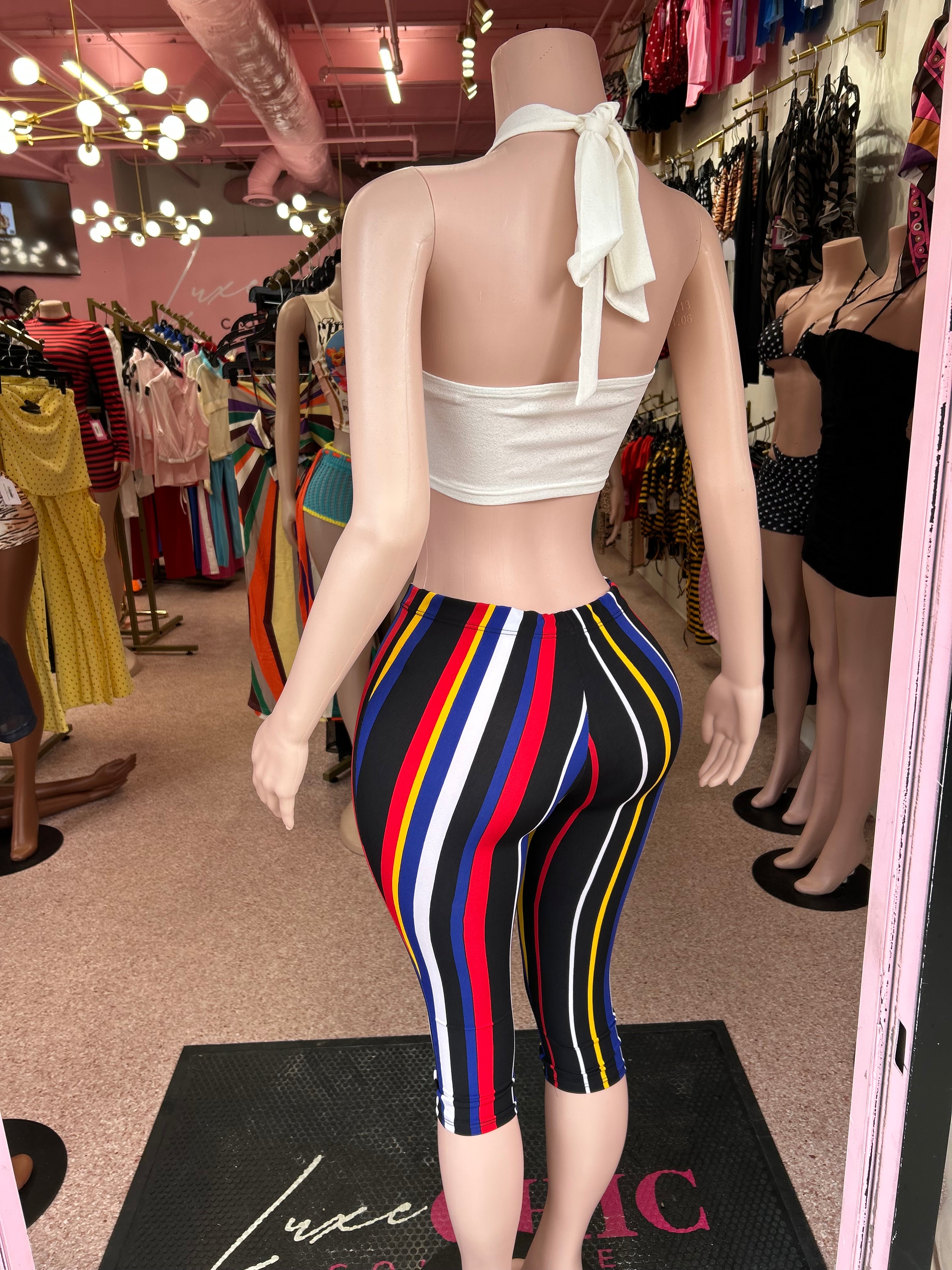 Color Me Bad Capri Pants- Multi