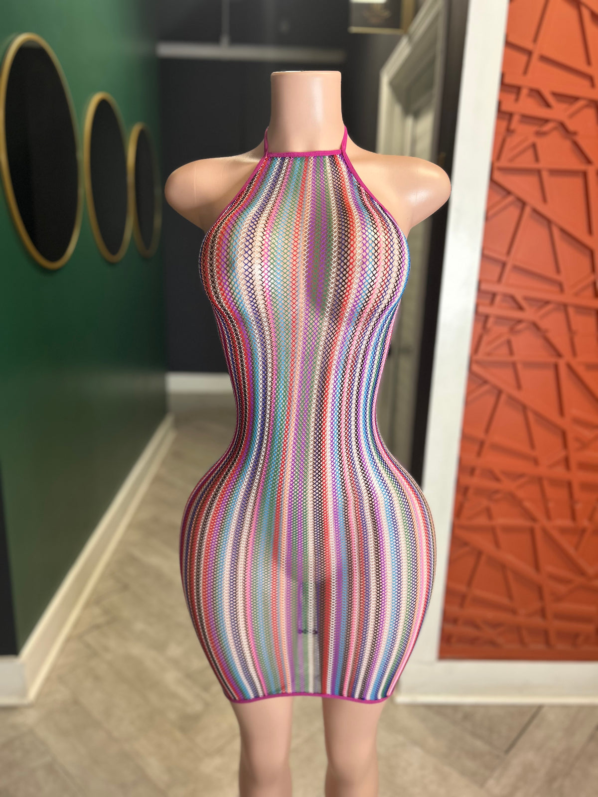 Scream My Name Dress- Multi