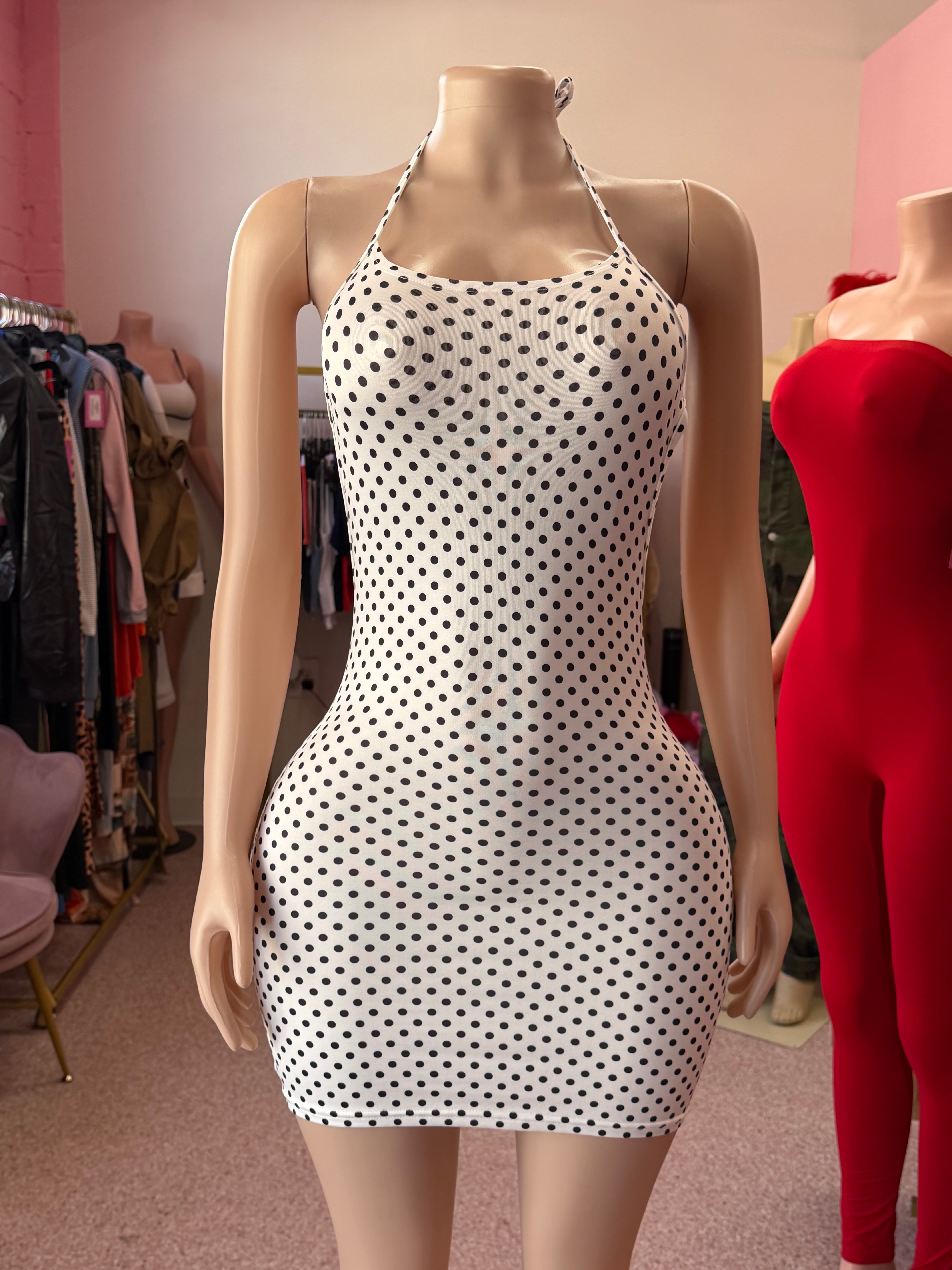 Flirt Alert Polka Dot Dress