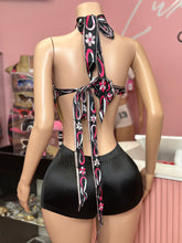 Puch Silk Scarf Halter Top- Pink