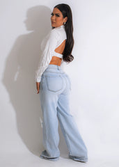Hard To Say No Top- White