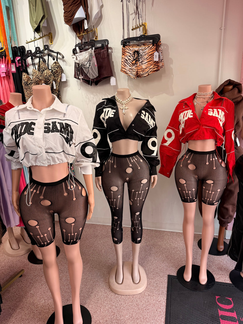 Major League Baddie Cropped Drawstring Jacket - all three colors