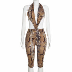 Poisoned Desire Capri Jumpsuit 🐍🔥