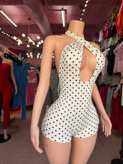 Spotted & Dangerous Romper – White/Black