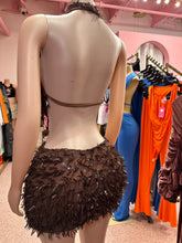 Cocoa Nights Sequin Skirt Set- Brown