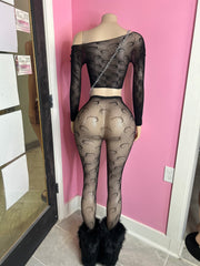 Moon Legging Set- Black