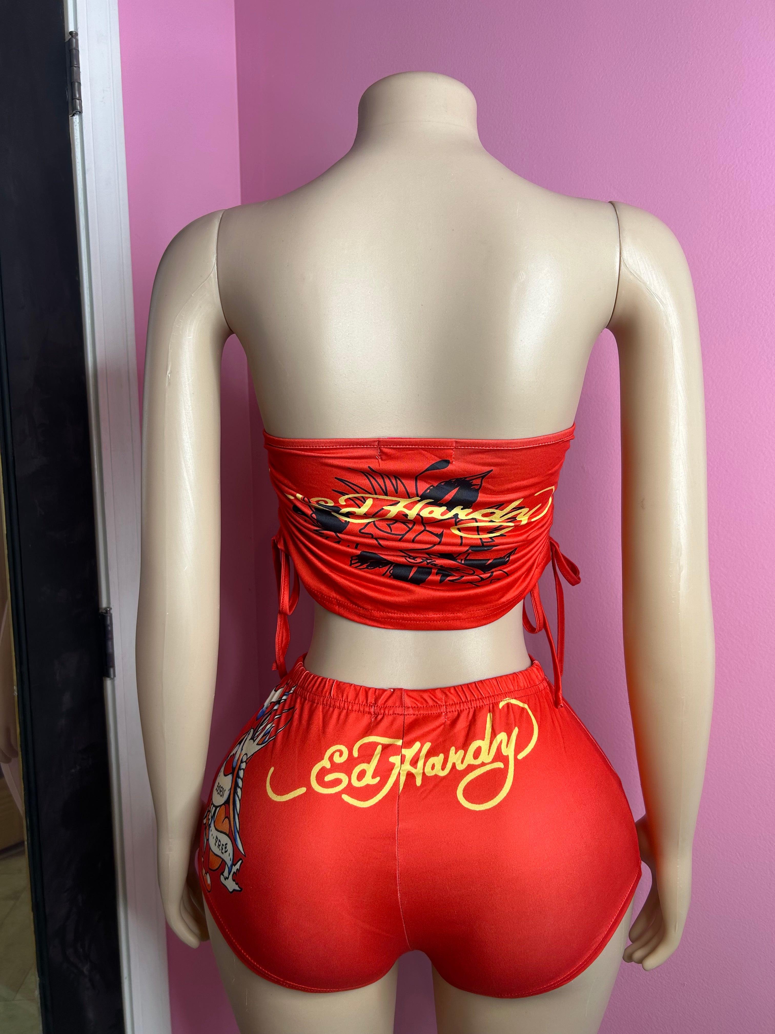 Hardy Girl Tube Top & Short Set- Various Colors